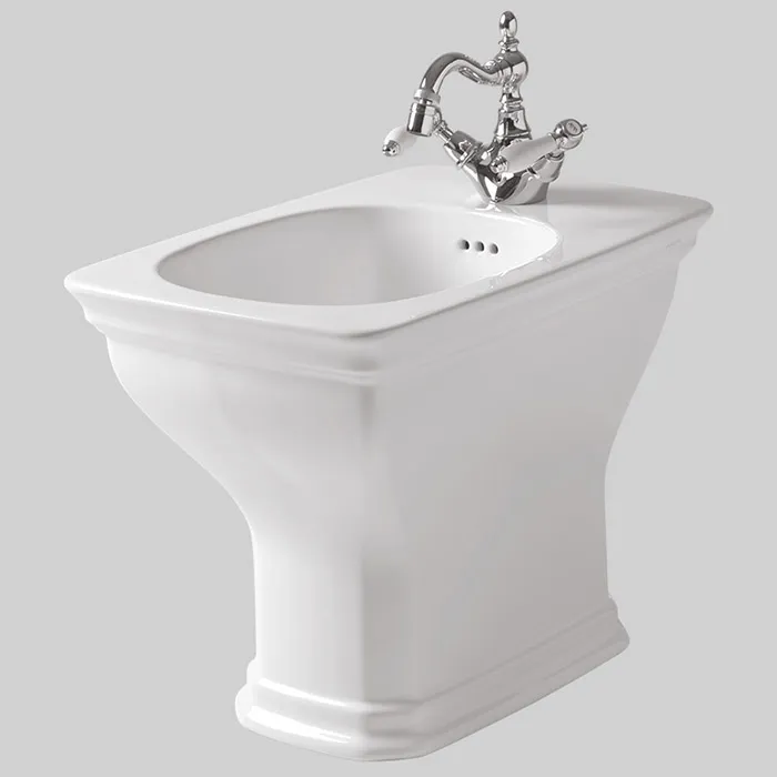 Artceram CIVITAS  Биде напольное  36х54 см, с крепеж. с 1 отв под смес, цвет: белый CIB002 01 00 bi*