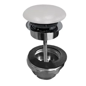 Донный клапан Kerasan клик-клак, покрытие керамика, gridgio matte 923359