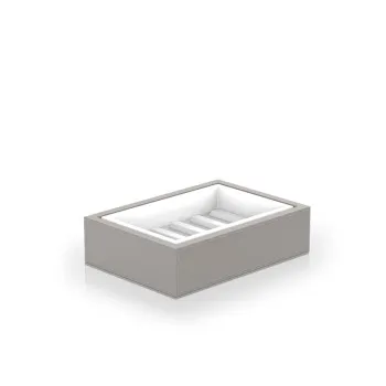 Мыльница настольная искусственная кожа Decor Walther BROWNIE STS тауп 937349