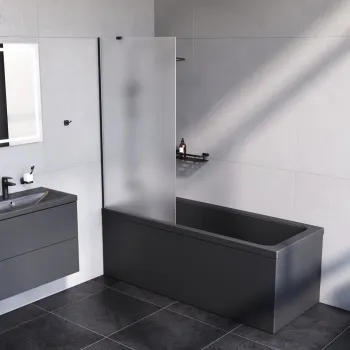 Шторка на борт ванны AM.PM Gem 80х140 W90BS-080-140BM