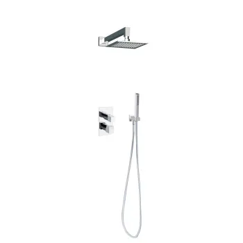 Смеситель для душа Ramonsoler Kuatro встраиваемый с тропическим и ручным душем K4715021