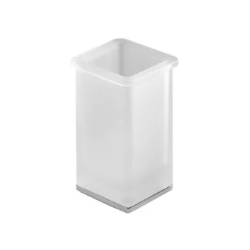 Стакан настольный Colombo Lulu хром/матовое стекло B6241.CR-VAN