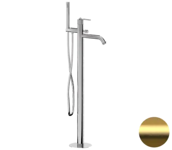 Смеситель для ванны Daniel Brooklyn BY678DP золото брашированное