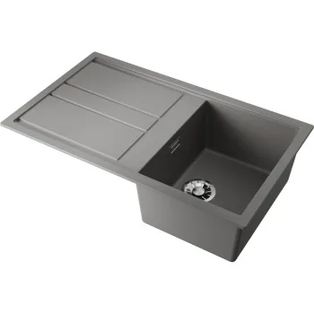 Мойка кухонная Omoikiri Kitagawa 86-GR leningrad grey 4993807