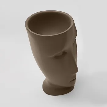 Раковина свободностоящая Kerasan Artwork Moloco, слив в стену, Bruno matt 474088