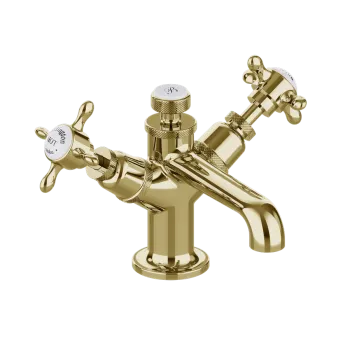 Смеситель для раковины Burlington Guild GU110DNG золото
