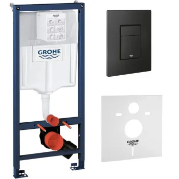 Подвесной унитаз Grohe Rapid 1000046 черный