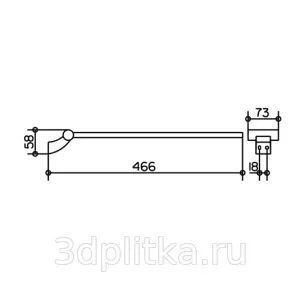 Полотенцедержатель Keuco 20018010000