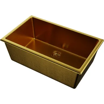 Мойка кухонная Omoikiri Okinoshima 76-U/I-G Matt золото 4993169