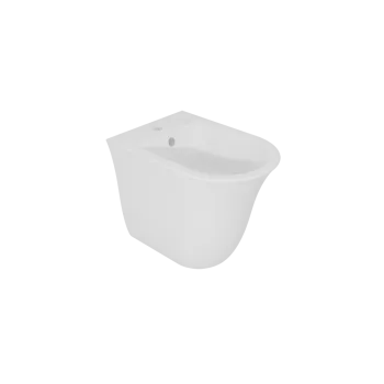 Биде приставное GSG Ceramic Design Flut FLBI01000 белый глянцевый