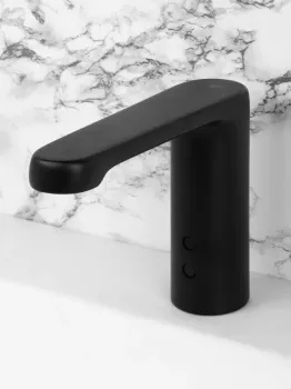 Автоматический кран Nofer для раковины или столешницы черный 07260.N