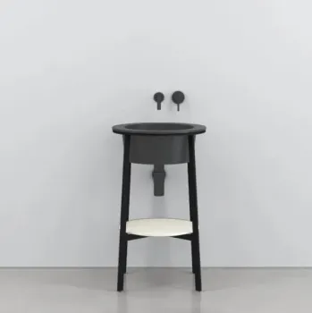 Раковина встраиваемая Cielo I Catini Catino Tondo CALAT BA 50 см черный