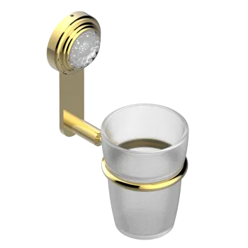 Стакан THG Dahlia A41-F01-536 полированное золото