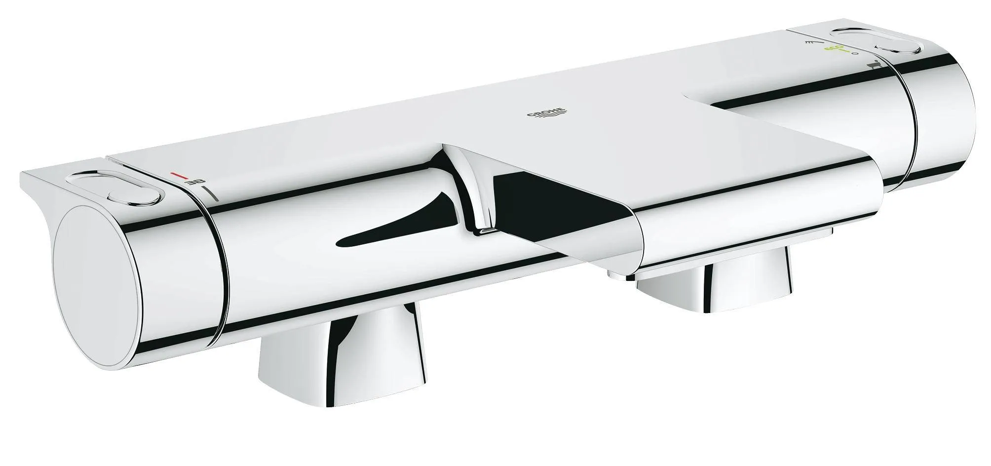 Термостатический смеситель для ванны GROHE Grohtherm 2000 NEW с вертикальными подключениями, хром 34