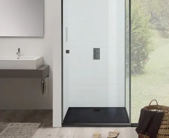 Душевой поддон Globo Docciapietra (без сифона DP008) размер 90x90 см цвет 504 Nero DP09090504