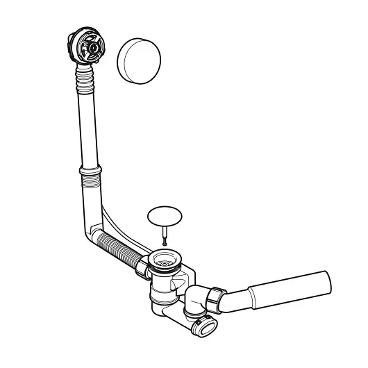 Слив-перелив Geberit 150.520.21.6 хром