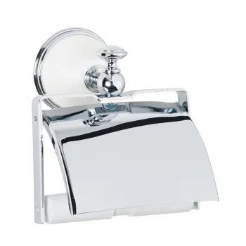 Держатель для туалетной бумаги с крышкой Tw Harmony 219, белый/хром TWHA219bi/cr