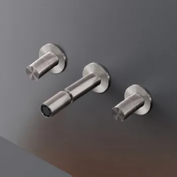 Смеситель для ванны CЕА Design Cartesio CAR 96 S с гибким изливом сталь