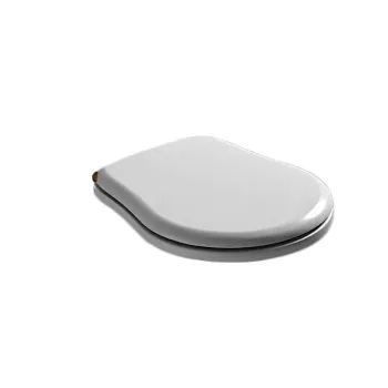 Сиденье для унитаза Kerasan Retro белый/бронза 109301