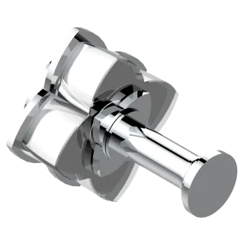 Крючок одинарный THG Petale De Cristal Clair U6A-A02-517 хром