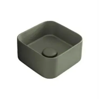 Раковина накладная Cielo Shui Comfort MILAQ AG 25 см зеленый