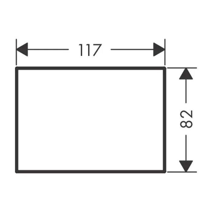 Axor MyEdition Панель для смесителя, на излив 15см., цвет: мрамор черный 47915000