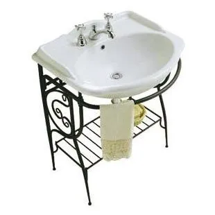 Консоль с раковиной напольная Globo Paestum 71х58см, на 1 отв., met.antico, раковина белая PA034 met.antico