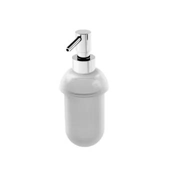 Дозатор для мыла стекло матовое Stella 130 D022 хром CT 10035 CR00