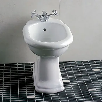 Биде напольное Devon&Devon New Etoile 33,5x54xh39 с 1 отв. под смеситель белый IBBID1FNET