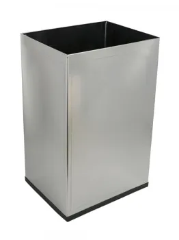 Ведро Nofer из нерж. стали прямоугольное 40 л. без крышки 14075.40.SC.B