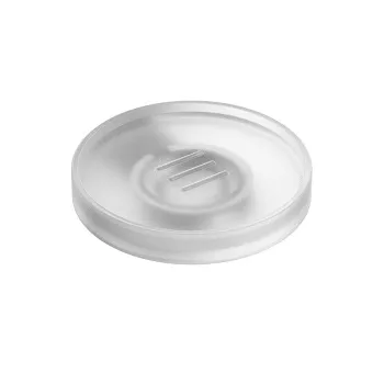 Мыльница подвесная Colombo Mini PVD нержавеющая сталь/матовое стекло B4001.HPS1-VAN