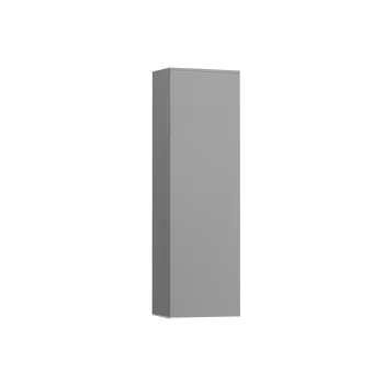 Laufen Kartell Шкаф подвесной, 400х270х1300мм, с 1 дверцей, 4 стек. полки, DX, цвет: сланцево-серый