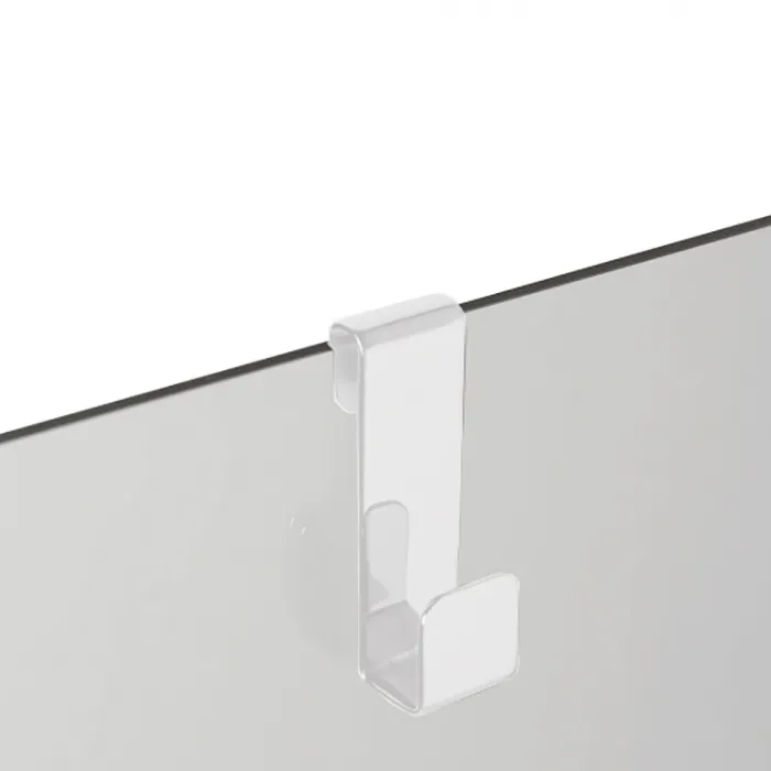 3SC APPY Крючок навесной на стекло, одинарный, цвет: белый матовый APPY1BO