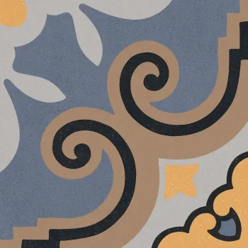 Керамогранит Motto Monotone Midnight Decor Matt 20x20 см N100107