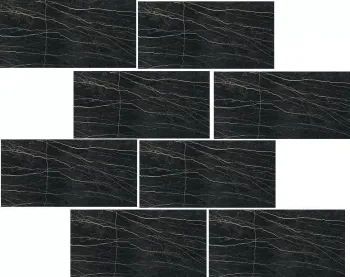 Мозаика Rex Ceramiche Prexious Thunder Night Mosaico Matte 7,5x15 30х30 756351