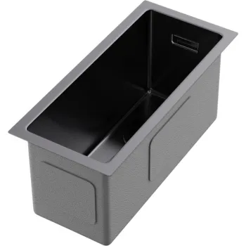 Дополнительная мойка Omoikiri Taki 20-U/IF-GM вороненая сталь 4973105