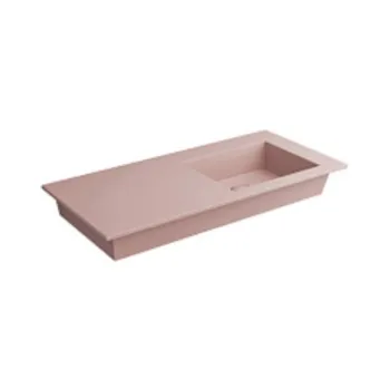 Раковина подвесная Cielo Era ERLA100DXSF CP 100 см правая розовый