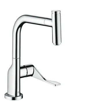 AX Citterio Смеситель для кухни, однорычажный, на 1 отв, с выдвижным душем, излив 219мм, цвет: хром