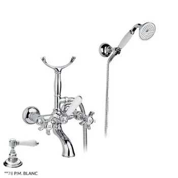 Смеситель для ванны Nicolazzi Petit Mont Blanc с ручным душем со стены 1402CR78