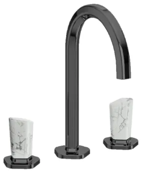 Смеситель для раковины Jorger Shado Nerz 635.30.300.095-51 черный\белый