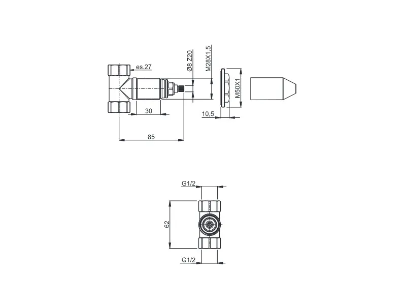Встроенная часть смесителя Fima Carlo Frattini ZETA Fima F2220