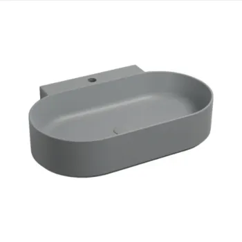 Раковина подвесная Cielo Mare MRLS70 BR 70 см серый