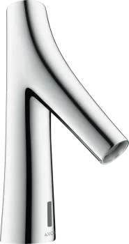 Электронный смеситель для раковины Axor Starck Organic 12174000 с настройкой температуры, хром