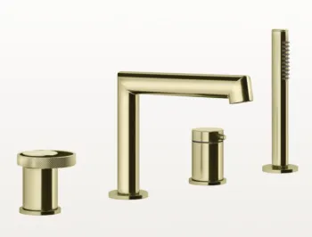 Смеситель для ванны Gessi Anello 63337.710 Brass PVD