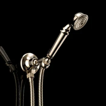 Лейка ручная для душа с гибким шлангом и держателем Devon&Devon Tribeca никель блестящий MNHTB418NK