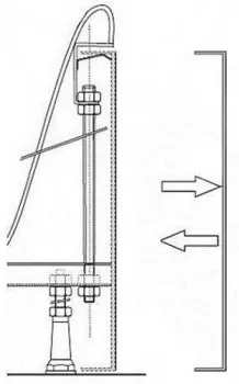 Крепление панели  Ravak B27500000N