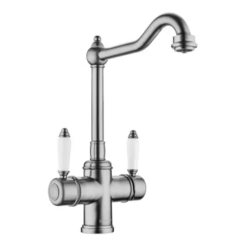 Смеситель для кухни Omoikiri Tottori SI античное серебро 4994046