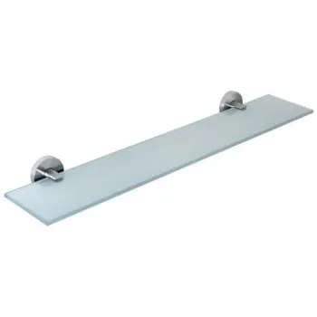 Полка для ванной Nofer комнаты NIZA матовая стеклянная 16856.S