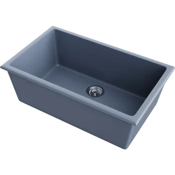 Мойка кухонная Omoikiri Okinoshima 76-U/I-SB smoky blue 4997148