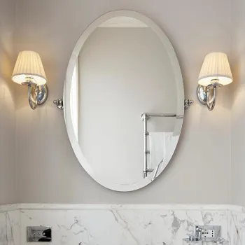 Зеркало поворотное Devon&Devon Beauty монтаж вертикально 70хh90 или горизонтально 100хh60 держателей, золото светлое DEBEAUTYOT